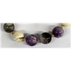 Image 2 : Gemstone Bead Necklace & Bracelet, Silver Ring