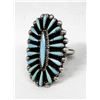 Image 1 : Zuni Sterling Turquoise Ring, Size 7