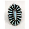 Image 2 : Zuni Sterling Turquoise Ring, Size 7