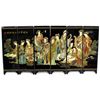 Image 1 : Miniature Oriental Lacquerware Tabletop Screen