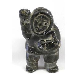 Canadian Inuit Carved Stone Hunter