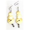 Image 3 : Carved Bone Necklace and 2 Pairs of Earrings