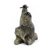 Image 1 : Canadian Soapstone Hunter Carving by Thorn Arts