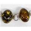 Image 2 : Sterling Silver and Amber Link Bracelet