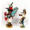 Image 2 : 2 Native American Butterfly Kachinas