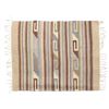 Image 1 : Mexican Pastel Mayan Designed Fringed Rug