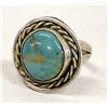 Image 1 : Vintage Navajo Sterling Turquoise Ring, Size 9.5