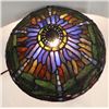 Image 2 : Tiffany Stained Glass Dragonfly Lamp Reproduction