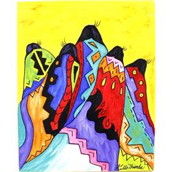 Original Acrylic Painting by Kills Thunder