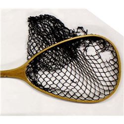 Antique Oak Landing Net