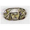Image 1 : Estate South American Sterling Silver Llama Pin