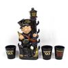 Image 1 : Decanter & 3 Shot Glasses