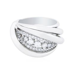 14KT White Gold 0.57 ctw Diamond Ring