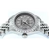 Image 3 : Rolex Ladies Stainless Steel Quickset Slate Grey Diamond Lugs Datejust Wristwatc