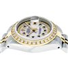 Image 4 : Rolex Ladies 2 Tone 14K MOP Sapphire String Diamond Datejust Wristwatch