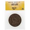 Image 1 : 1866-R 4 Soldi Italian Papal States Coin ANACS MS64BRN