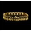 Image 2 : 3.50 ctw Diamond Bracelet - 14KT White Gold