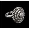 Image 1 : 1.50 ctw Diamond Ring - 14KT White Gold