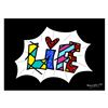 Image 1 : Life Black Mini Word by Britto, Romero