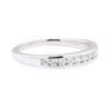 Image 1 : 0.25 ctw Diamond Channel Ring - 14KT White Gold