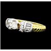 0.64 ctw Diamond Ring - 14KT Yellow And White Gold