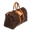 Louis Vuitton Monogram Canvas Leather Keepall 45 cm Duffle Bag Luggage