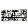 Black and White Fashionista Patent Oversized Clutch