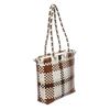Image 2 : Salvatore Ferragamo Brown Multicolor Woven Leather Shoulder Handbag