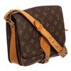 Image 2 : Louis Vuitton Monogram Canvas Leather Cartouchiere MM Bag