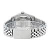 Image 8 : Rolex Mens Stainless Steel Silver MOP Roman 36MM Diamond & Emerald Datejust Wris