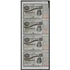 Image 1 : Uncut Sheet of (4) State of Louisiana Baby Bond Obsolete Notes