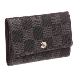 Louis Vuitton Damier Graphite 6 Key Holder Wallet