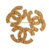 Chanel Gold CC Vintage Pin Brooch 94A