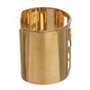 Image 3 : Fendi Gold Logo Curved Cuff Bracelet