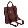 Image 3 : Hermes Brown Canvas Fourre Tout Cabas Tote Backpack