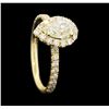Image 4 : 1.26 ctw Diamond Ring - 14KT Yellow Gold