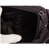 Image 5 : Prada Black Nylon Leather Crossbody Flap Bag