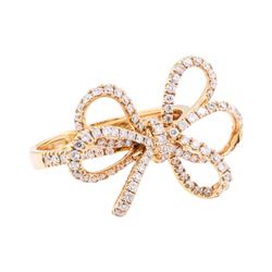 0.77 ctw Diamond Ring - 18KT Rose Gold