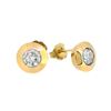 Image 1 : 14KT Yellow Gold 1.28ctw Diamond Earrings