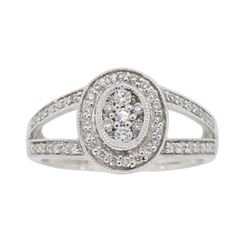 14KT White Gold 0.50ctw Diamond Ring