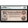 Image 1 : 1864 $500 Confederate States of America Note PMG 25