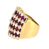 Image 2 : 14KT Yellow Gold 4.27ctw Ruby and Diamond Ring