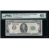 Image 1 : 1934C $100 Chicago Federal Reserve Note PMG 65EPQ