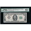 Image 1 : 1934C $100 Chicago Federal Reserve Note PMG 65EPQ