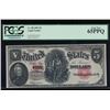 Image 1 : 1907 $5 Legal Tender Note PCGS 65PPQ