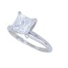 Image 2 : 14KT White Gold 1.00ct EGL Cert Princess Cut Diamond Ring
