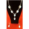 Image 1 : 257ctw Opalatite Necklace And Earring Set