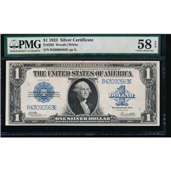 1923 $1 Silver Certificate PMG 58EPQ