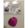Image 1 : HUGE Investment 277 Carat Natural Ruby Certified GGL Heart Cut