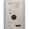 Image 1 : 1887 Indian Head Penny AGGrade Early US Coin